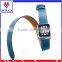 Genuine Leather Double Tour Replacement Watchband with Adapter Clasp for iWatch Apple Watch Band 38mm 42mm