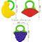 BPA Free Food Grade Custom Made Silicone Baby Teether