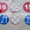 table number holders cheap , Plastic plates with numbers and stickers,Printed serial numbers on Acrylic material with sticker