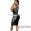 2016 new White Print Sleeveless Bodycon latest formal dress patterns