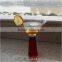 2015 party red stem small clear glass martini glass