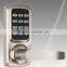 New Zinc Alloy handle Push Button Digital or Key Code Door Locks