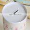 Round Money Coin Tin Can Tin Box Beauty Coin Saving Metal Box