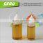 15ml 30ml round clear transparent empty PET e liquid plastic bottle with child resistant cap