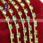 SS12( 3.0-3.2mm) Gold Rhinestone Cup Chain for Bags ,Shoes,Belt,Garment Decoration Etc