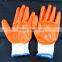 nitrile coated safety working gloves