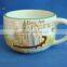 souvenir ceramic plate decal ceramic cake plate