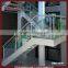 tempered glass indoor staircase designs / open riser staircases