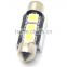 Canbus no error code no flicker 36mm festoon light bulbs license plate light heatsink no damage