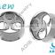 Surgical steel wholesale magnetic custom logo ear tunnel flared plug