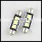 festoon lighting CAN BUS Festoon LED Reading Light LED Car Auto Interior Tail-box License Plate Bulbs with 39mm festoon 3smd