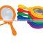 Colorful Plastic Magnifying Glass, Pocket Magnifier for Kids