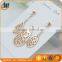 Stainless steel Filigree Teardrop sets 2016 Fashion Jewelry set