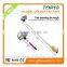 2015 top selling aluminum flexible selfie stick with cable in 