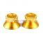 Aluminium Alloy Controller Replacement Parts For Playstation 4 Metal Gold Grip Thumb Grips Gold Chrome Grip for Sony PS4