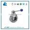Sanitary Welded Type Butterfly Valve