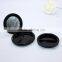 Round compact powder container with mirror