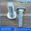 Factory Direct Zinc Plating Round Head Square Neck Carriage Bolt / mushroom head square neck bolts