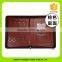 China leather manufacturer file document holder with zipper clsoure 16012