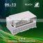 ABS plastic din rail industrial control enclosure for electronic device