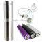 travel charger round power bank with Led flash light