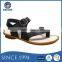 2016 Hot Selling Action Leather Girls Fancy No Heel Thong Sandals with Buckle