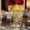 High-end Baccarat Style Crystal Candelabra with 5 Candles