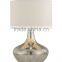 high quality ripple glass table lighting with black cylinder TC shade