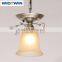 Bedroom Decorative Hanging Glass Pendant Light