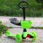 2016 new ride on toys children kids baby kick scooter foot scooter with PU wheel