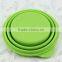 Storage Bowl For Camping Collapsible Bowl With Lid Silicone Bowl