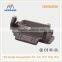 H10A-SK-2B-PG16, Industrial Al-Alloy Die-Cast Material IP65 NBR Side Entry Hoods of Heavy Duty Connector