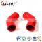 1'' 25mm high temperature reinforced automotive Red elbow 90 degree silicone hose