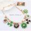 New Green Flower Choker Collar Vintage Pendant Statement Necklace Women Necklaces & Pendants Fashion Necklaces for Women 2014
