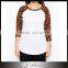Women Long Sleeve Leopard Raglans SEVEN Designs Totally