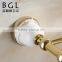 New design bathroom accessories Wall mounted Zinc alloy Gold finishing Towel shelf