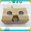 Hot sell cardboard VR Glasses custom logo paper 3d glasses