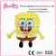 2016 Creative Lovely Fashion Customize Best selling Kid toys and Holiday gifts Wholesale Chear Plush toys keychains Spongebob