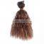 top-selling kinky curly hair piece with heat resistant fiber