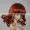 new arrival dark brwon bjd/blythe doll wig with wavy end