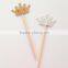 Cupcake Toppers Cake Picks Silver Glitter Crown Cupcake Toppers (12 Pack)