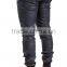 Biker Stitch Jogger in Black Wax moto jogger pants gym pants (lotbike068)