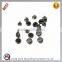 7mm Black Solid Stud Nickel Free Rivet