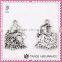 Wholesale turtle charm, imitate antique silver china charms