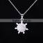 Popular jewellery pendant designs,cz whitel gold pendant