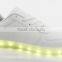 White LED Shoes Casual Lighting Up Shoes Young Fashionable Shoes