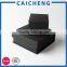 Black jewelry packing cardboard box with magnetic lid