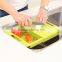 Multifunction Color Quality Kitchen Flexible Function Plastic Chopping Board