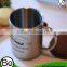 Stainless steel Double Layer (Wood Cup Lid)Mug Coffee Cups Caneca Beer Cup Coffee Mug Taza Copo Fast Shipping With Guarantee