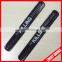 22x3cm kids promotional bulk PVC bracelet slap in black color